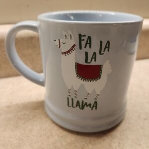 Blue Fa La La Llama Mug By Threshhold